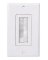 Wall Plate 1g Brush Wht