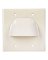 WALL PLATE 2PC 2G WHT