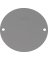 BLANK COVER ROUND GRAY