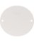 BLANK COVER ROUND WHITE