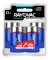 BATTERY ALKALINE D 4PK