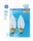 BULB DECO B13 43W CLR2PK