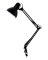 ARCHITECT CLAMP LAMP BLK