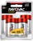Rayovac Fusion D Alkaline Batteries 4 pk Carded