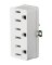 Leviton Grounded 3 outlets Outlet Adapter 1 pk