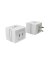 15 Amp 3 Outlet Cube Adapter Wht