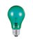 Westinghouse 25 W A19 A-Line Incandescent Bulb E26 (Medium) Green 1 pk