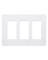 White 3G Decorator Wall Plate