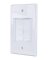 WALL PLATE ECO BRUSH WHT