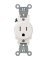 Single Tr Outlet 15a Wht