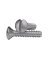 10PK Nickel Wall Plate Screws
