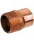 Nibco 1/2 in. Threaded  T X 1/2 in. D MPT  Wrought Copper Adapter