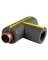 Pipe Tee Insulation 1/2" Blk