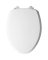 Mayfair by Bemis Slow Close Elongated White Molded Wood Toilet Seat
