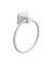 TOWEL RING STN WHT
