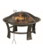 FIRE PIT WOOD RND 29"D