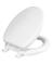 Elongated White Soft Toilet Seat