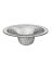 2-3/4" SS Mesh Strainer