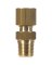 ATC 3/8 in. Compression X 1/2 in. D Male Brass Connector