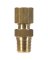 ATC 1/2 in. Compression in. X 3/8 in. D Male Brass Connector