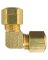 ATC 1/4 in. Compression X 1/4 in. D Compression Yellow Brass 90 Degree Elbow
