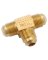 TEE FLARE 3/8X3/8" BRASS