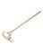 Lever Side Flush P Brass