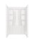 SHOWER WALL HG WHT 48"