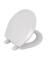 Round White Wood Toilet Seat