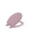 TOILET SEAT RND WOOD PNK