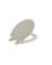 Round Bone Wood Toilet Seat