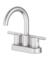 Nickel Centerset Sink Faucet