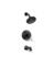 Sivaro Black Tub & Shower Faucet