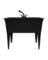 UTILITY TUB KT THRMP BLK