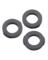 SHWR WSHRS RBR BLK 3PK