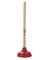 PLUNGER 6" 18" HNDL RED