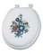 TOILET SEAT RND BOUQUET