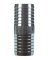 BK Products 1-1/4 in. Barb  T X 1-1/4 in. D Barb  Galvanized Steel Coupling