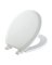 Mayfair by Bemis Never Loosens Round White Molded Wood Toilet Seat