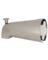 Univ Nickel Tub Spout w/Diverter