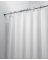 iDesign 72 in. H X 72 in. W White Solid Shower Curtain Liner Polyester