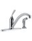 Delta One Handle  Chrome Kitchen Faucet Side Sprayer Included