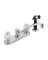 FAUCET KIT 2H KNOB CHR