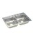 SINK 2BWL SS 33X19X6.5