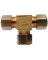 3/8" COMPRESSION TEE BRASS