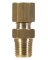 JMF Company 5/8 in. Compression  T X 3/4 in. D Male  Brass Adapter