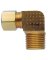 JMF Company 1/4 in. Compression  T X 1/4 in. D MPT  Brass 90 Degree Elbow