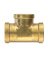 JMF Company 1/8 in. FPT  T X 1/8 in. D FPT  Brass Tee