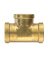 JMF Company 1/4 in. FPT  T X 1/4 in. D FPT  Brass Tee