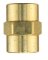 JMF Company 3/8 in. FPT  T X 3/8 in. D FPT  Brass Coupling